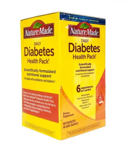 Vitamin cho người tiểu đường Diabetes Health Pack Nature Made 60 gói