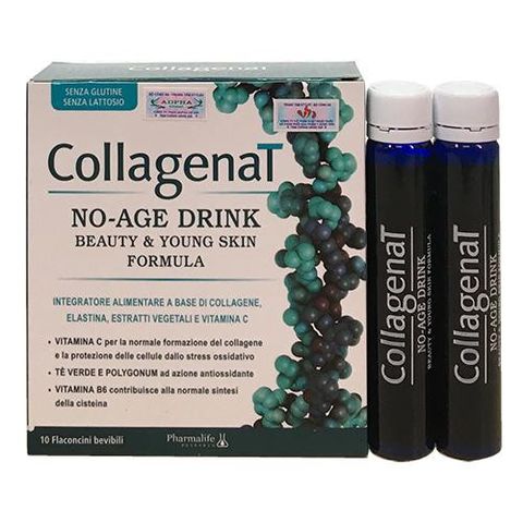 Collagen Plus Pharmalife Dạng Thủy Phân - Nước Uống Chống Lão Hóa Da, Cung Cấp Độ Ẩm, Trẻ Hóa Da (10 Ống x 25ml)