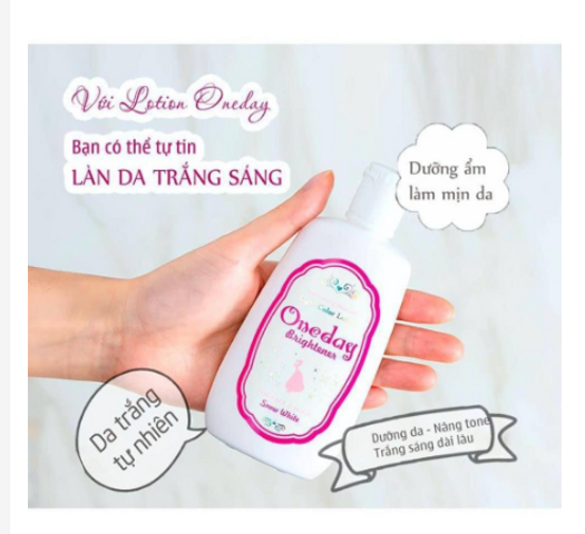 Kem Dưỡng Trắng Da Toàn Thân One Day Brightener Premium 120ml - Dưỡng Da Sáng Khỏe, Chống Nắng SPF 15+, Đa Năng 5 Trong 1