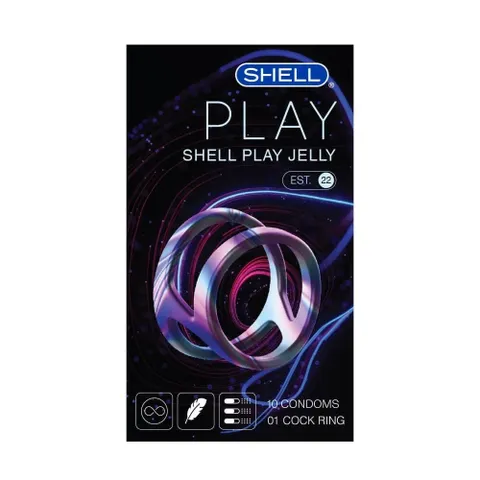 Bao cao su Shell Play Jelly 6 tính năng - 1 vòng đeo kéo dài thời gian