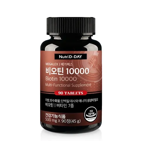 Viên uống Biotin 10,000MG Nutri D-Day Hàn Quốc giúp kích thích mọc tóc