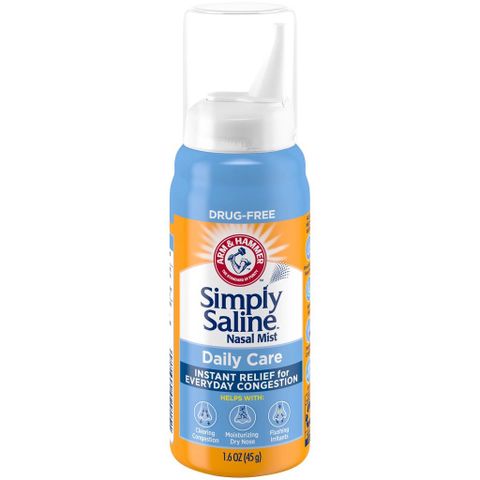 Set 3 chai xịt mũi Simply Saline Nasal Mist 381g