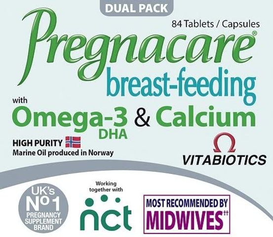 Vitamin Tổng Hợp Pregnacare Cho Phụ Nữ Sau Sinh - Bổ Sung DHA, Canxi, Vitamin D, Hỗ Trợ Phục Hồi Sức Khỏe Mẹ Và Bé - 84 Viên