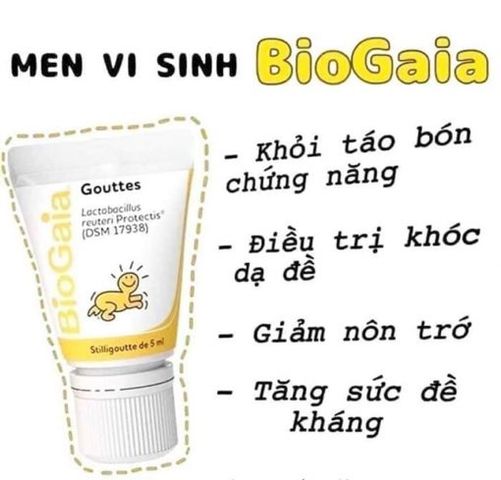 Men vi sinh cho bé BioGaia Gouttes Lactobacillus 5ml Pháp