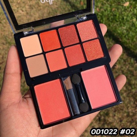 Phấn mắt và phấn má ODBO Eyeshadow and Blush Thái Lan 10 ô