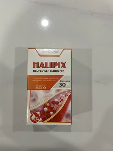 Viên Uống HALIPIX  Hỗ Trợ Cho Người Tăng Huyết Áp (Hộp 30 Viên)