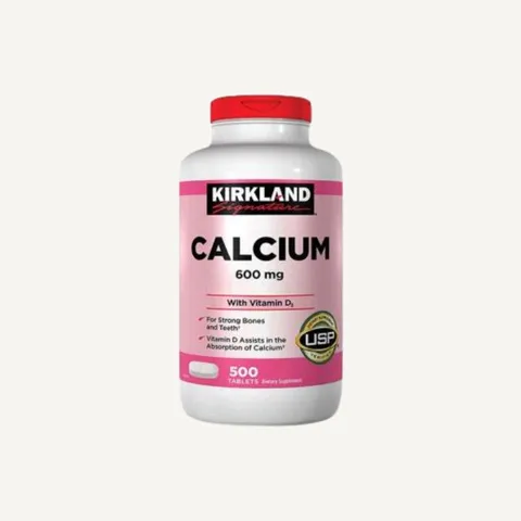 Viên uống cung cấp canxi Kirkland Signature Calcium 500 viên