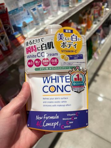 Combo Dưỡng Trắng Toàn Thân White Conc Nhật Bản - Sữa Tắm 360ml & Sữa Dưỡng Thể 200g, Chăm Sóc Da Trắng Hồng Tự Nhiên
