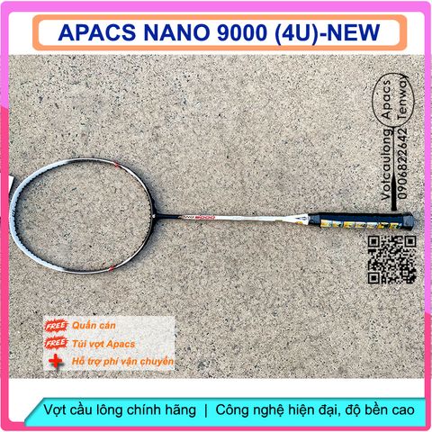 Vợt cầu lông Apacs Nano 9000 (4U) Mới - Vợt Cân Bằng Hiệu Suất Cao Dành Cho Người Mới Chơi Và Phong Trào Thể Thao