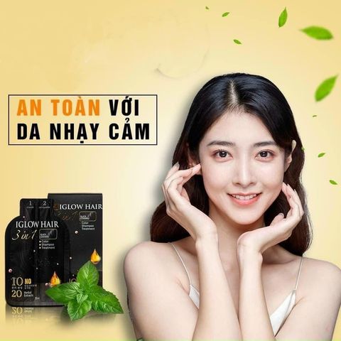 Dầu Gội Phủ Bạc Hàn Quốc Iglow Hair Tốt Cho Tóc