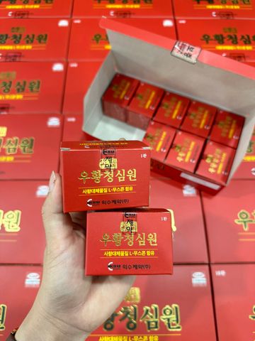 Viên An Cung Ngưu Hoàng IKSU Hàn Quốc Hộp Đỏ 10 Viên - Ngăn Ngừa Đột Quỵ, Hỗ Trợ Tâm Trạng, Cải Thiện Sức Khỏe Tinh Thần