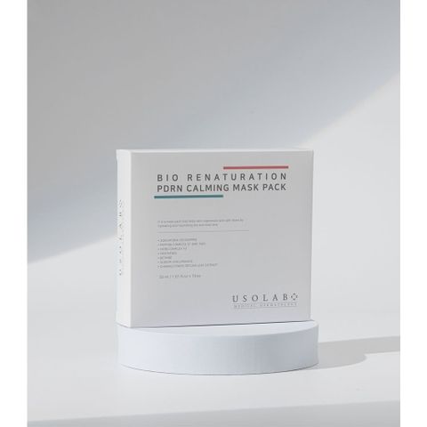 Mặt Nạ Usolab Bio Renaturation PDRN - Mặt Nạ Làm Dịu Da Tái Tạo Chống Lão Hóa, Chăm Sóc Da Mỏng Yếu, 10 Miếng 30ml