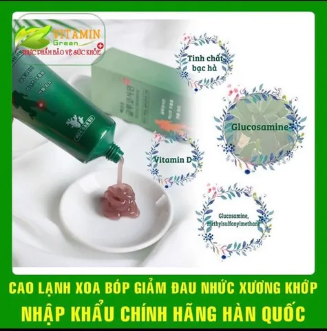Dầu lạnh xoa bóp Hàn Quốc Glucosamine 150ml 111277