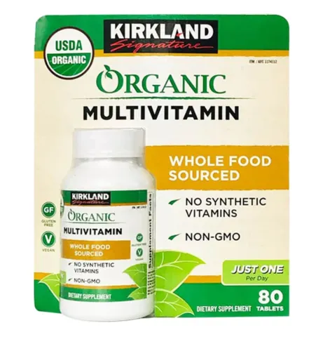 Vitamin tổng hợp hữu cơ Organic Multivitamin 80 viên, Mỹ