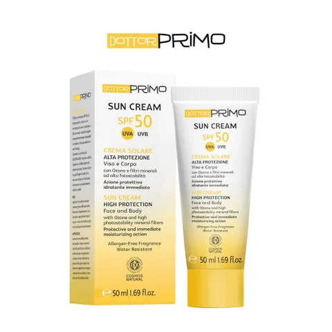 Sun Cream SPF50 - Kem chống nắng vật lý cho da mụn, nhạy cảm (H/50ml)