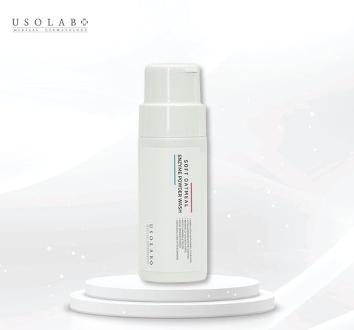 Tẩy Da Chết Usolab 2in1 Bột Enzyme Yến Mạch 50g - Sữa Rửa Mặt Cấp Ẩm, Sạch Da, An Toàn Cho Da Nhạy Cảm