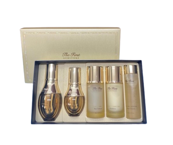 Set Tinh Chất Siêu Vi Ohui The First Geniture - Bộ Chăm Sóc Dưỡng Da Gồm Micro Essence, Skin Softener, Emulsion, Foam Cleanser