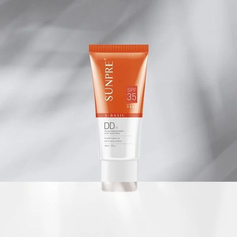 Kem Chống Nắng Mona Frema Sunpre DD Xbasic 35 Light Lotion 60ml - SPF 35 Bảo Vệ Da Khỏi Tia UVB/UVA, Thẩm Thấu Nhanh, Phù Hợp Da Nhạy Cảm