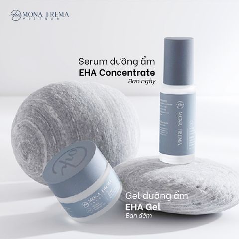 Serum Dưỡng Ẩm EHA Double Hydrating Concentrate 50ml - Cấp Nước Tối Ưu, Cải Thiện Độ Đàn Hồi Da, Dưỡng Ẩm Sâu Dr. Mona Frema