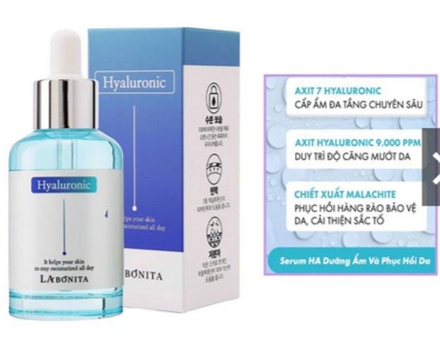Serum HA Dưỡng Ẩm Và Phục Hồi Da La Bonita Vital Hyaluronic Acid