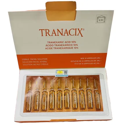 Tinh Chất Làm Sạch Nám Tranexamic Acid 10% - Hỗ Trợ Cải Thiện Đặc Hiệu Kết Quả Nhanh Chóng 2ml, Hộp 10 Ống