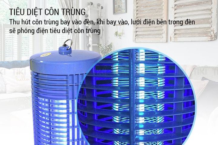 Bộ đèn bắt côn trùng KTP-6W