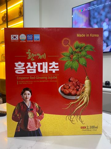 Nước Táo Đỏ Hồng Sâm Deahan hộp 30 gói x 70ml
