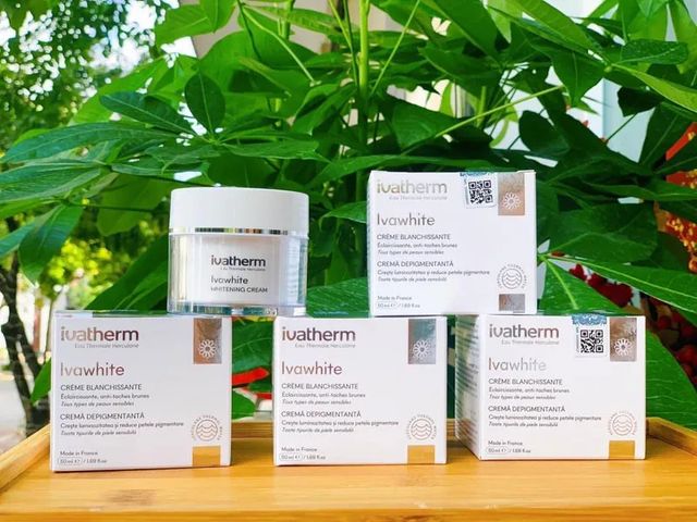 Kem Dưỡng Trắng Da Ivatherm Ivawhite 50ml - Làm Mờ Nám, Tàn Nhang, Tăng Cường Sáng Mịn Da, Pháp