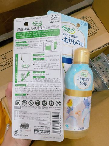Nước giặt đồ lót Lingerie Soap Nhật Bản 120ml