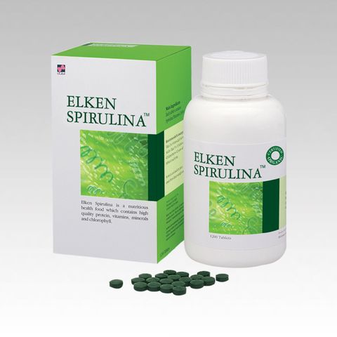 Tảo Elken Spirulina 1200 viên tăng cường miễn dịch, tăng đề kháng