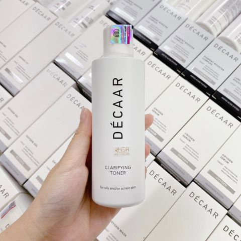 Nước Cân Bằng Giảm Mụn Décaar Clarifying Toner 200ml - Chăm Sóc Da Mặt, Se Khít Lỗ Chân Lông, Kiểm Soát Dầu Nhờn