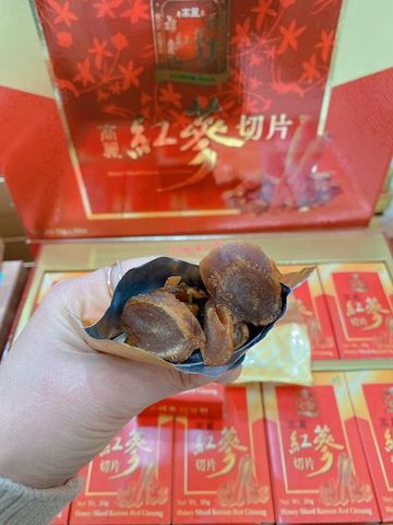 Hồng sâm thái lát tẩm mật ong Hàn Quốc Sambok