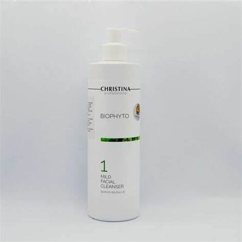 Sữa Rửa Mặt Làm Sạch Sâu Christina Biophyto 1 - Chiết Xuất Trà Xanh 500ml - Giúp Sạch Bụi Bẩn, Thông Thoáng Da