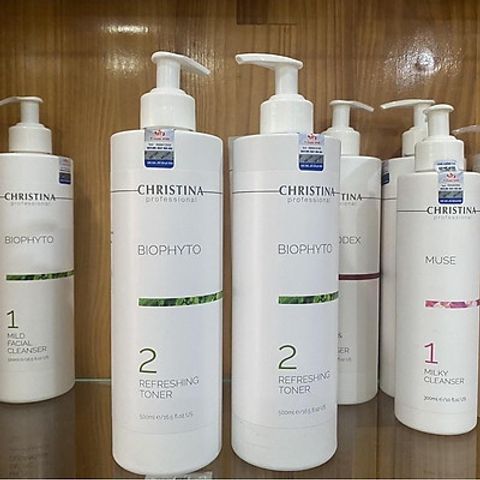 Nước Hoa Hồng Cân Bằng Da Christina Biophyto 500ml - Toner Tái Tạo Làn Da Sáng Bổ Sung Độ Ẩm với Chiết Xuất Gừng