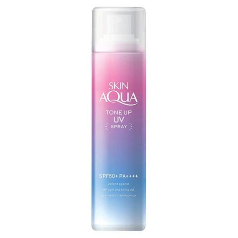Xịt Chống Nắng Skin Aqua Tone Up UV Spray SPF 50+ PA++++ - Chống Nắng, Làm Sáng Da, Dùng Trong Mọi Hoạt Động Ngoài Trời, 70g Nhật Bản
