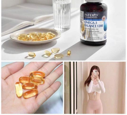 Viên uống Omega 3 nội địa Hàn Intero Omega-3 Balance 1200