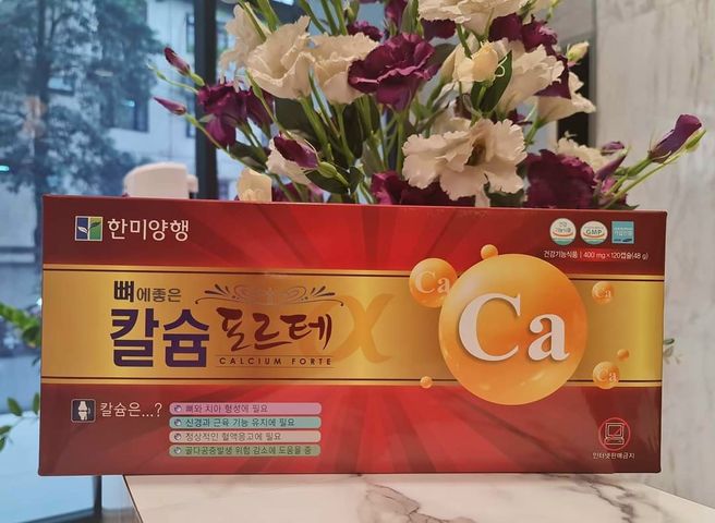 Viên Uống Bổ Sung Canxi Hanmi 120 Viên - Hỗ Trợ Xương Chắc Khỏe, Ngăn Ngừa Loãng Xương, Xuất Xứ Hàn Quốc