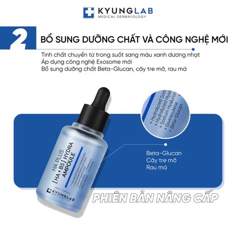 Tinh Chất Cấp Ẩm Phục Hồi Da KyungLab HA Plus 50ml - Serum Dưỡng Ẩm Chuyên Sâu, Chống Lão Hóa, Tăng Đàn Hồi Da