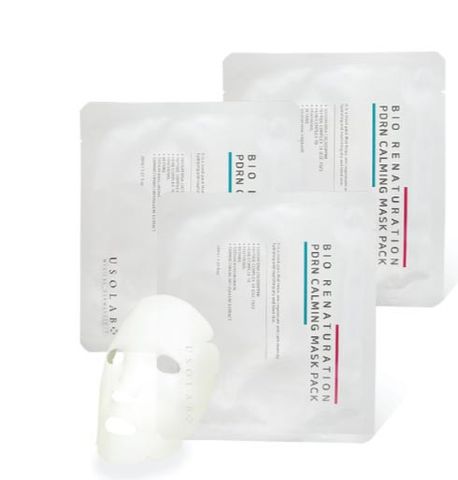 Mặt nạ Usolab Bio Renaturation PDRN - Hộp 10 miếng dưỡng ẩm, phục hồi da nhạy cảm, giảm mụn, làm sáng da, cải thiện nếp nhăn