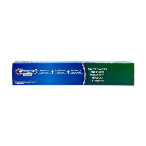 Kem Đánh Răng Crest Complete Extra Whitening Scope 232g - Chống Sâu Răng, Làm Trắng Tối Ưu, Hơi Thở Thơm Mát