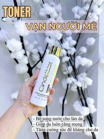 Nước hoa hồng men vi sinh dưỡng trắng da Cindeltox Revital Toner 200ml