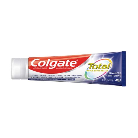 Kem Đánh Răng Colgate Total SF Advanced Whitening 181g - Chống Mảng Bám, Làm Trắng Răng Hiệu Quả, Bảo Vệ Sức Khỏe Răng Miệng