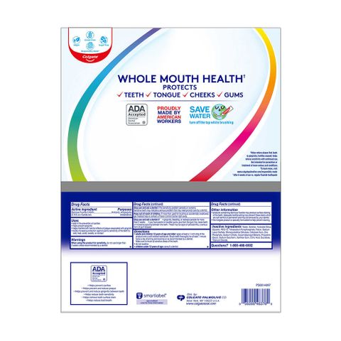 Kem Đánh Răng Colgate Total SF Advanced Whitening 181g - Chống Mảng Bám, Làm Trắng Răng Hiệu Quả, Bảo Vệ Sức Khỏe Răng Miệng