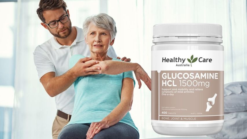 Viên uống Healthy Care Glucosamine HCL 1500mg Hỗ trợ Xương Khớp - Giảm Đau Mỏi, Tăng Khả Năng Vận Động - 400 Viên Úc
