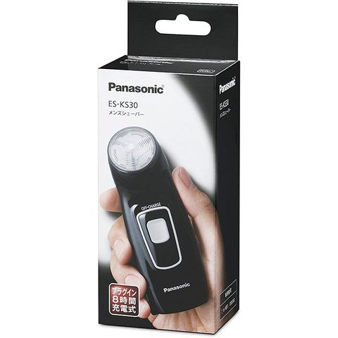 Máy cạo râu lưỡi xoay Panasonic ES-KS30 - Thiết kế nhỏ gọn, sạc pin tiện lợi và lưỡi titanium siêu sắc bén.