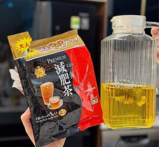 Trà Giảm Cân Genpi Premium 36 Túi - Thải Độc, Tiêu Mỡ An Toàn Từ 16 Loại Lá Thảo Dược Đông Y
