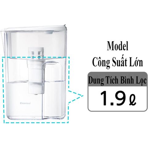 Bình lọc nước uống cao cấp Mitsubishi Cleansui CP407 Nhật Bản