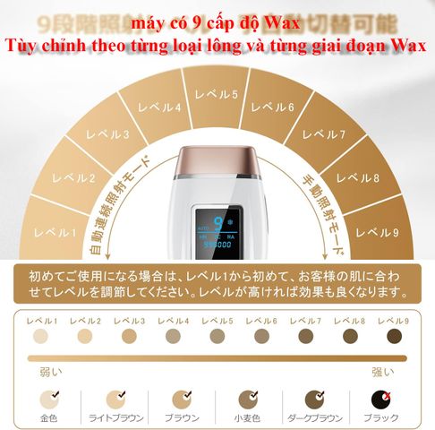 Máy triệt lông IPL Laser CLALYFA làm lạnh vùng da Wax cao cấp Nhật Bản