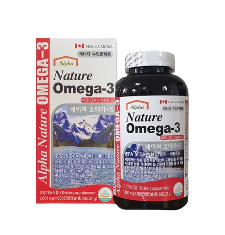 Dầu cá Alpha Nature Omega-3 lọ 365 viên cho cả gia đình