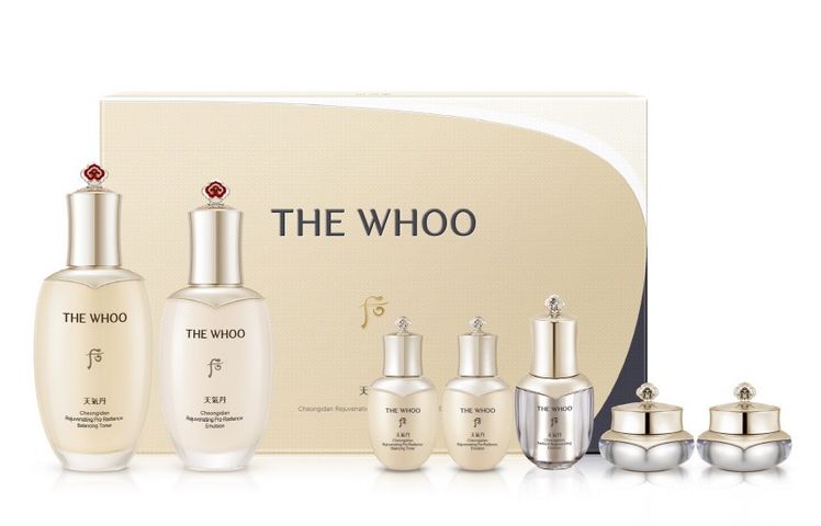 Set Dưỡng Da Whoo Tái Sinh Hoa Hiên - Bộ 7 Sản Phẩm Chăm Sóc Da Mặt Cao Cấp - Dưỡng Trắng, Chống Lão Hoá, Làn Da Mịn Màng